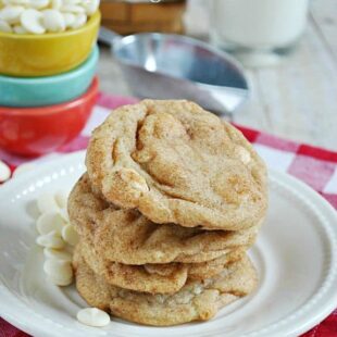 White Chocolate Snickerdoodle Pudding Cookies Recipe