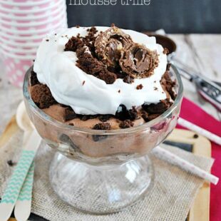 Nutella Brownie Mousse Trifle Recipe