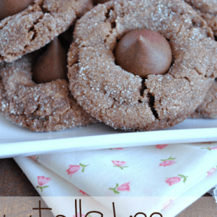 Nutella Kiss Cookies