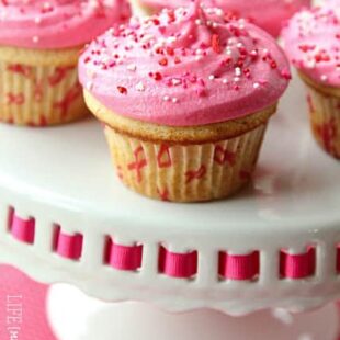 Raspberry Vanilla Bean Cupcakes
