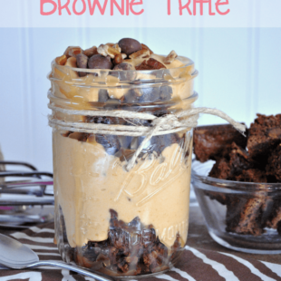 Pumpkin Mousse Brownie Trifle