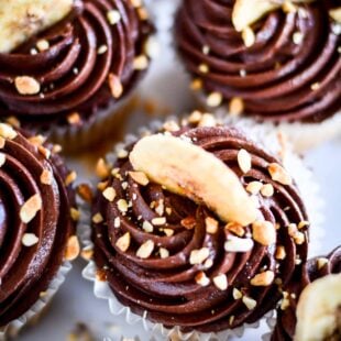 Peanut Butter Cup Banana Cupcakes Recipe