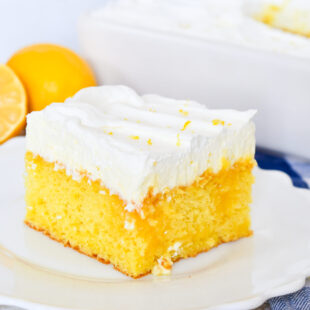 Lemon Curd Poke Cake Recipe