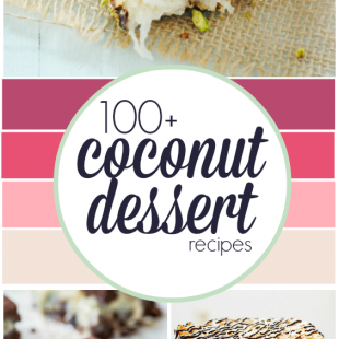 100+ Coconut Dessert Recipes | www.somethingswanky.com