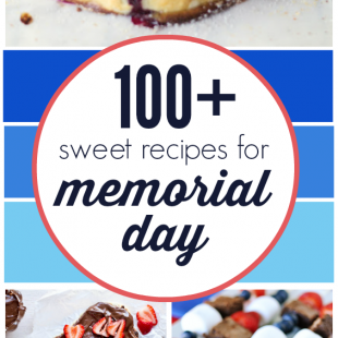 100+ Sweet Recipes for Memorial Day | www.somethingswanky.com