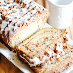 Cinnamon Swirl Quick Bread | www.somethingswanky.com