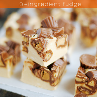 Easy Peanut Butter Reese's Cup Fudge