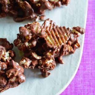Chocolate Covered Potato Chip Popcorn