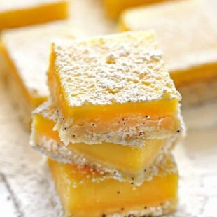 Lemon Poppy Seed Bars Recipe