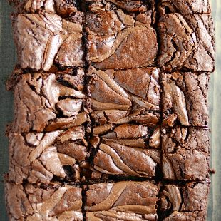 These Nutella Brownies are insanely rich and fudge-y. And, duh, Nutella!