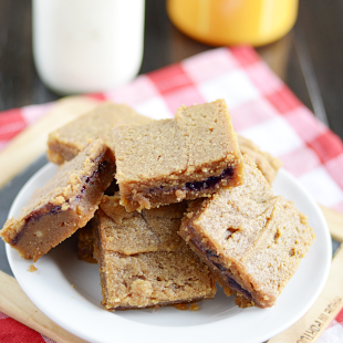 Simple PB&J Lunchbox Bars | back to school
