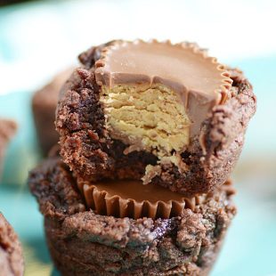 Reese's Cup Brownie Cookie Cups