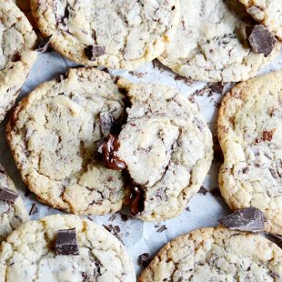 It's easy to see why Epicurious ranked these as their favorite chocolate chip cookies!